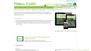 
                            7. Mein Schöner Garten Digital Upgrade - Mein schöner Garten Abo-Shop