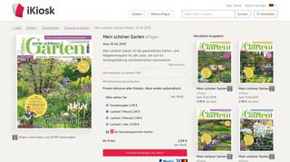 
                            9. Mein schöner Garten - Zeitschrift als ePaper im iKiosk lesen