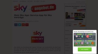 
                            9. Mein Sky App für Android-Smartphones gestartet - Sky Angebote