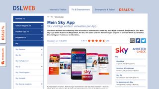 
                            8. Mein Sky App - Sky Verträge verwalten per App - DSLWeb