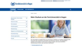 
                            3. Mein Studium an der FernUniversität in Hagen ... - FernUni Hagen
