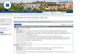 
                            11. Mein Studium an der TH Nürnberg - Masterarbeit Frist ...