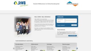 
                            1. MEIN StWB - Stadtwerke Brandenburg an der Havel