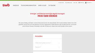 
                            10. mein swb > Login - swb24