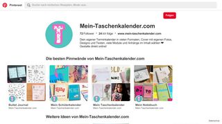 
                            7. Mein-Taschenkalender.com (taschenkalender) auf Pinterest