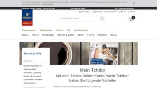 
                            4. Mein Tchibo: Ihr persönliches Onlinekonto - bei Tchibo - Eduscho