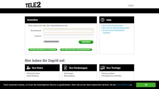 
                            3. Mein Tele2 – Das Kundenportal