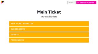 
                            4. Mein Ticket – Paylogic Customer Service