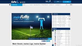 
                            4. Mein Verein, meine Liga, meine Spieler - FuPa