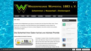 
                            12. Mein Verein | Wasserfreunde Wuppertal 1883 e. V.