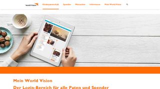 
                            2. Mein World Vision: Das Paten-Portal | World Vision