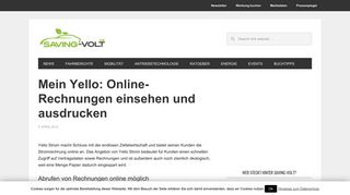 
                            4. Mein Yello: Online-Rechnungen einsehen und ausdrucken