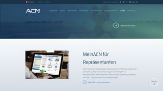 
                            3. MeinACN für Repräsentanten - ACN Europe | Kontakt