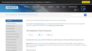 
                            4. Meinberg NTP Installation für Windows Systeme : Readme