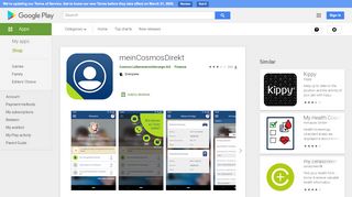 
                            7. meinCosmosDirekt – Apps bei Google Play