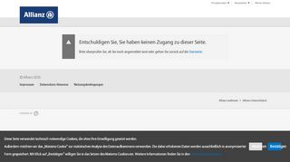 
                            2. Meine Allianz: Login Probleme | Allianz hilft