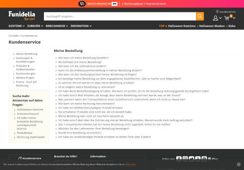 
                            2. Meine Bestellung - Kundenservice - Funidelia