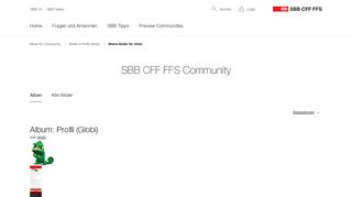 
                            10. Meine Bilder für Globi - SBB CFF FFS Community