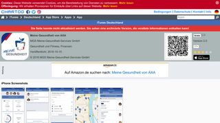 
                            10. Meine Gesundheit von AXA - App - iTunes Deutschland | Chartoo