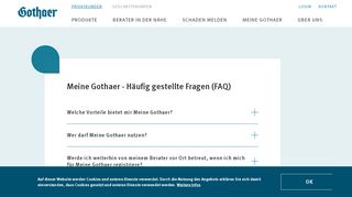 
                            5. Meine Gothaer - Häufige Fragen (FAQ) | Gothaer