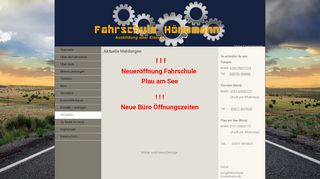 
                            8. Meine Homepage - Aktuelles - Fahrschule Hönemann