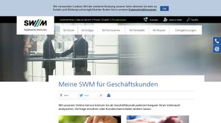 
                            5. Meine SWM – Online-Service für Geschäftskunden