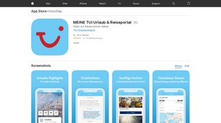 
                            6. MEINE TUI - Ihr Urlaubsportal im App Store - iTunes - Apple