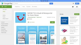 
                            12. MEINE TUI-Ihre Reise im Gepäck – Apps bei Google Play
