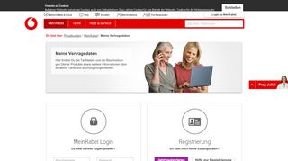
                            4. Meine Vertragsdaten - Vodafone Kabel Deutschland Kundenportal
