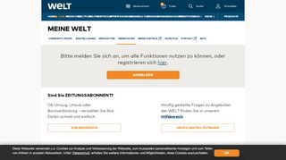 
                            1. Meine Welt - Die Welt