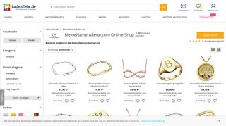 
                            10. meinenamenskette.com Online Shop MeineNamenskette - Ladenzeile