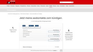 
                            13. meine.sexkontakte.com kündigen - so schnell geht's | FOCUS.de