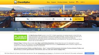 
                            10. MeinFernbus - Busverbindungen und Bewertungen | CheckMyBus