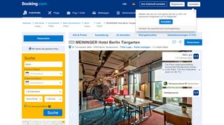 
                            9. MEININGER Hotel Berlin Tiergarten (Deutschland Berlin) - Booking.com