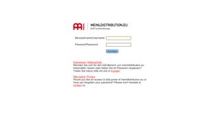 
                            1. MEINL DISTRIBUTION - Fachhändler Login