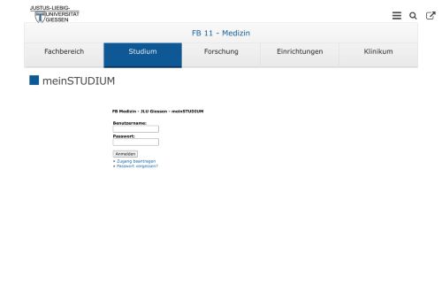 
                            1. meinSTUDIUM — FB 11 - Medizin