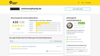 
                            4. meintrendyhandy.de Bewertungen & Erfahrungen | Trusted Shops