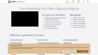 
                            3. MeinTurnierplan.de - Dein Online Turnierplaner für Fussball, Handball ...