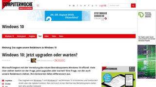 
                            10. Meinung: Das sagen unsere Redakteure zu Windows 10: Windows 10 ...