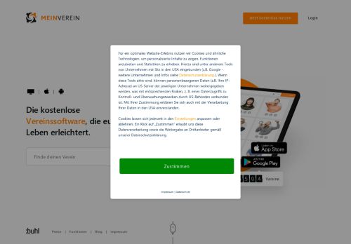 
                            3. MEINVEREIN – Die smarte online Vereinsverwaltung - Buhl