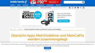 
                            11. MeinVodafone ersetzt MeinCallYa - Inside-Handy