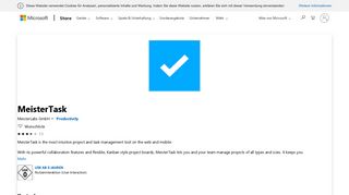 
                            12. MeisterTask beziehen – Microsoft Store de-DE