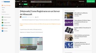 
                            6. [Mejorado] Como Registrarse en un Server de Minecraft - Taringa!