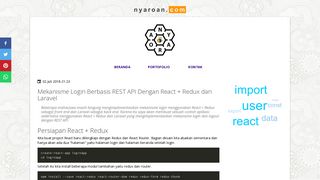
                            13. Mekanisme Login Berbasis REST API Dengan React ... - nyaroan.com