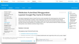 
                            7. Melakukan Autentikasi Menggunakan Layanan Google Play Game di ...