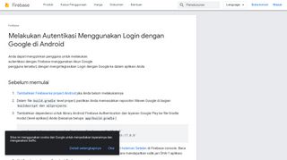 
                            10. Melakukan Autentikasi Menggunakan Login dengan ... - Firebase