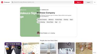 
                            9. Melaleuca Sign-in Page | cleaning - Pinterest