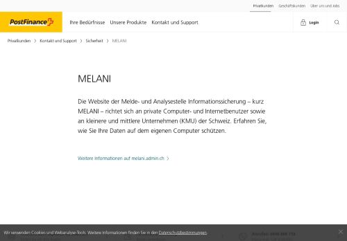 
                            5. MELANI | PostFinance