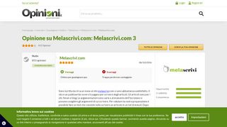 
                            13. Melascrivi.com 3 - Opinioni Melascrivi.com | Opinioni.it