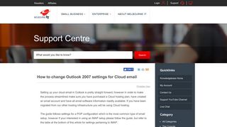 
                            12. MelbourneIT: How to change Outlook 2007 settings for Cloud email